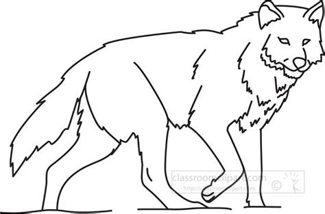 Animal Outline Clipart-wolf Animal Black Outline Clip Art, 46% OFF