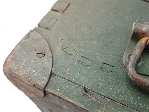 Worldwarcollectibles German Wh Camouflaged Artillery Ammunition Box