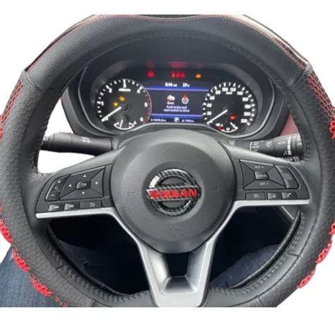 Emblema De Volante Nissan Frontier 21 22 Fibra Carbono Rojo MercadoLibre