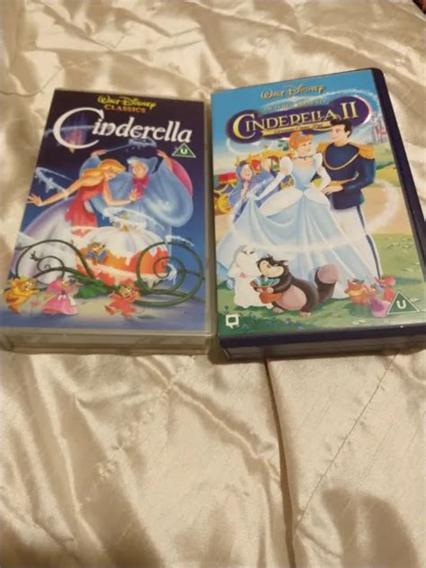 CINDERELLA WALT Disney Classics VHS Video Tapes PAL 12 00