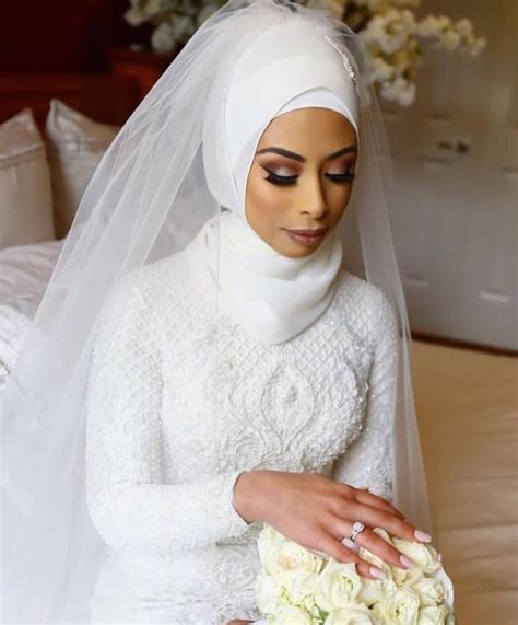 Beautiful Hijab Wraps To Try On Your Wedding Day Hijab Fashion