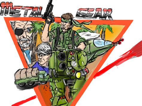 ArtStation Metal Gear (MSX) Cover Art Re-illustrated, 46% OFF