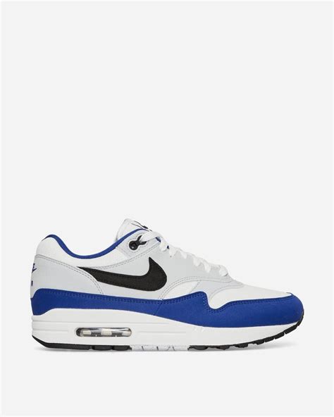 Nike Air Max 1 Sneakers White / Deep Royal Blue for Men | Lyst