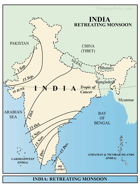 The Climate Of India With Important Facts Geography4u Read Geography