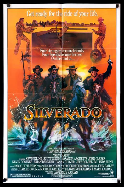 Silverado 1985 Original One Sheet Movie Poster Original Film Art