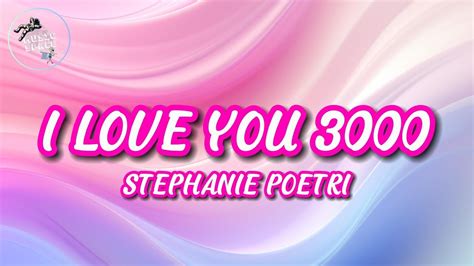 Stephanie Poetri I Love You 3000 Lyrics YouTube