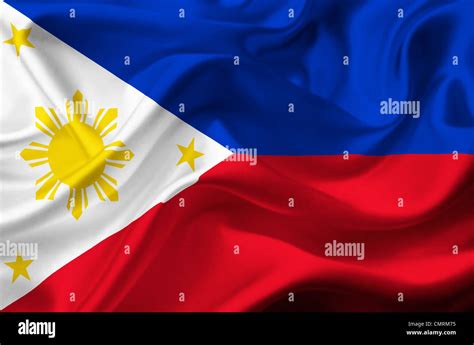 Philippines waving flag Stock Photo - Alamy