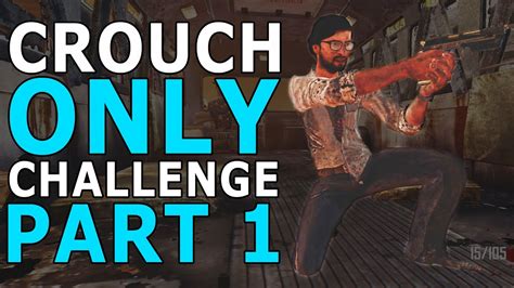 CROUCH ONLY Challenge On TranZit PART 1 Call Of Duty Zombies