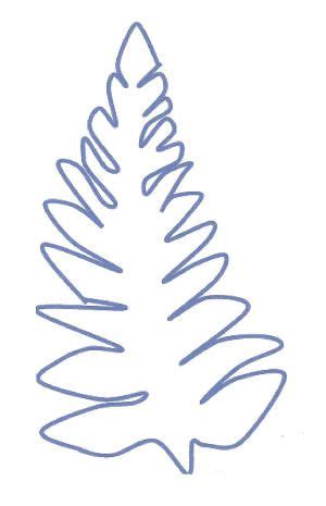 Fern Template Paper Flower Template Flower Template Paper Flowers Diy