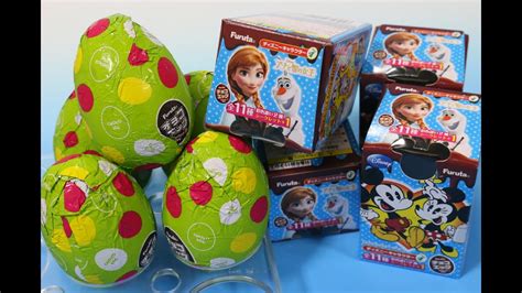 チョコエッグ アナと雪の女王 2回目 ディズニーキャラクター4 Disney Frozen Chocolate surprise eggs