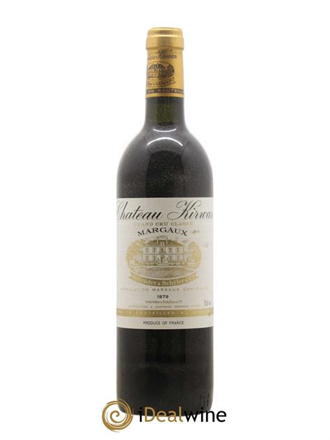 Acheter Château Kirwan 3ème Grand Cru Classé 1979 Lot 138733