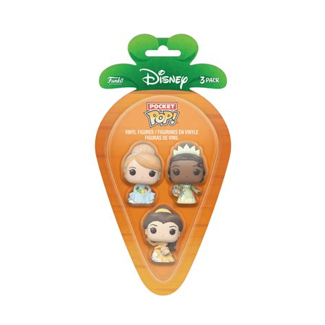 Buy Pocket Pop! Easter Tiana, Belle, Cinderella 3-Pack at Funko.