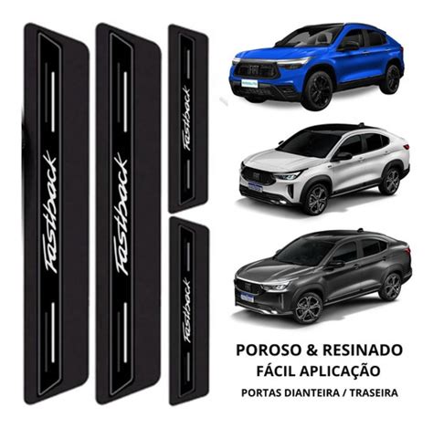 Kit Soleira Acess Rio Protetor Porta Novo Fiat Fastback