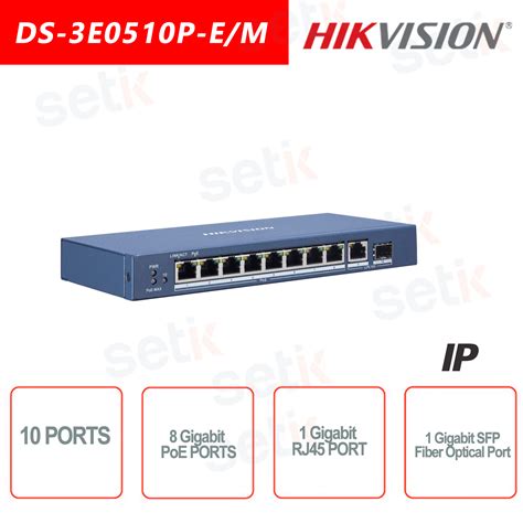 Ds E P E M Network Switch Port Gigabit Poe Ports