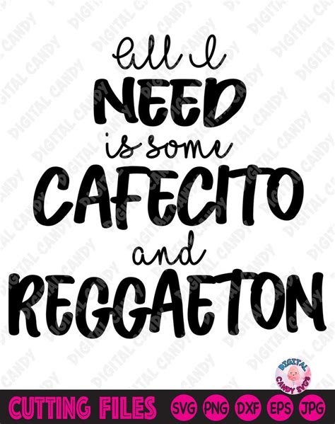 Latina Svg Cafecito Svg Reggaeton Svg Coffee Svg Latina Etsy