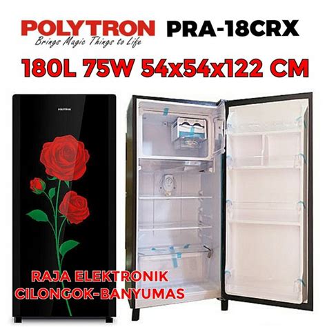 Jual Kulkas Polytron Pra Crx Lemari Es Pintu Polytron Pra Crx