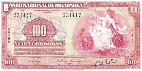 100 Córdobas Nicaragua Numista