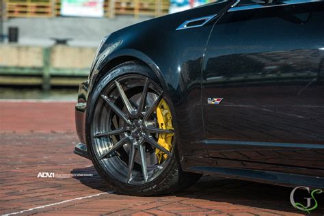 Luxurious Cadillac Cts V Sedan Put On Gun Metal Custom Wheels By Adv1 — Gallery