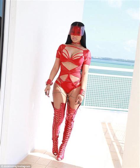 Nicki Minaj Red Bodysuit