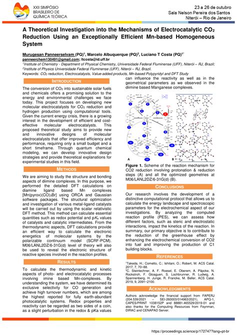 Pdf A Theoretical Investigation Into The Mechanisms Of