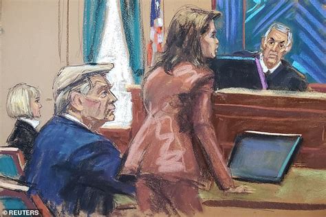 Alina Habba Leans In And Talks To Trump In Court After Admitting Her