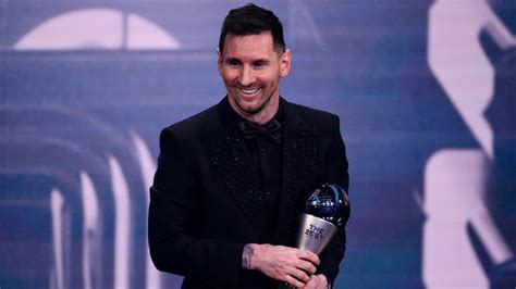 Leo Messi Gan Premio The Best A Mejor Jugador Del Mundo