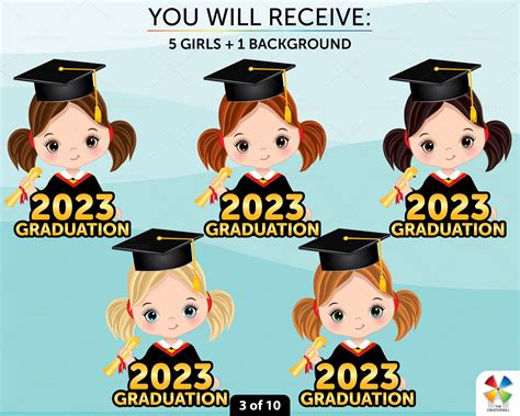 2023 Graduation Clipart, Vector Preschool, Student PNG, Diploma, Class ...