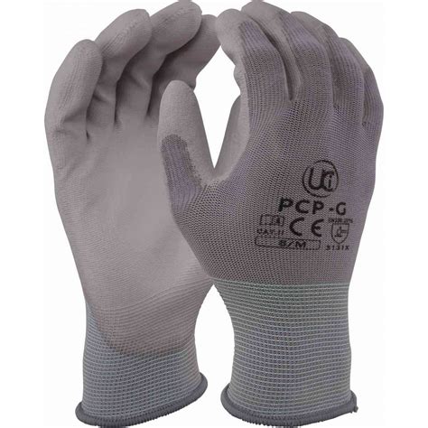 Pu Coated Polyester Glove Safpro