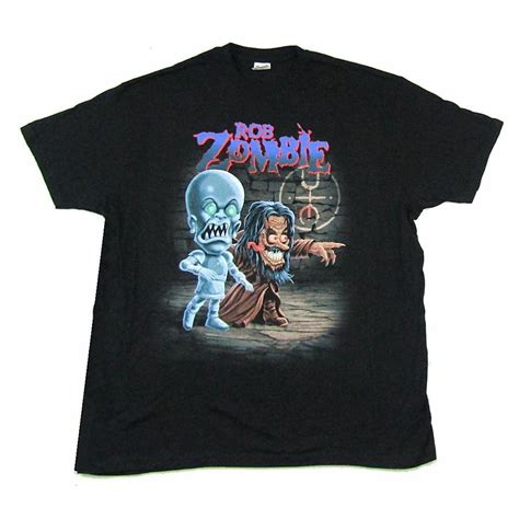 Rob Zombie Ufo 2017 Tour Black T Shirt New Rare Depop