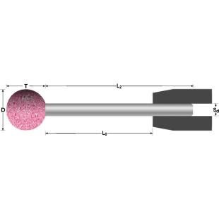 ABRA BETA AB000908024 Spherical Wheels With Long Stem For Steel Multi