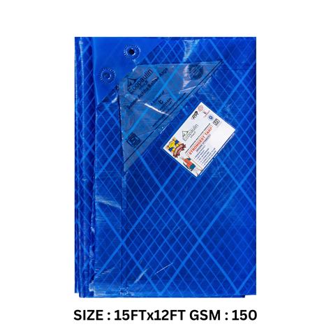 Tandhan Ecopaulin Star 150 Gsm Waterproof Tarpaulin Sheet Heavy Duty