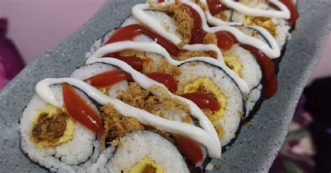 Resep Sushi Abon Telur Oleh Agustina Syams Cookpad