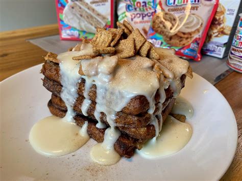 Homemade Cinnamon Toast Crunch French Toast With Cream Cheese