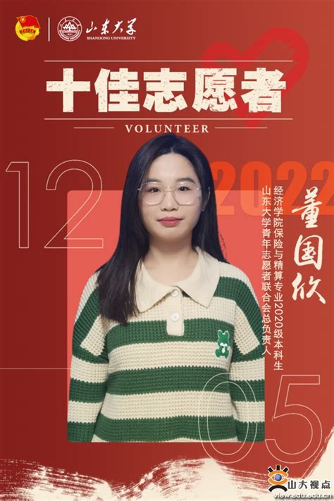 山东大学2022年度志愿服务先进典型风采展——十佳志愿者篇 山东大学新闻网