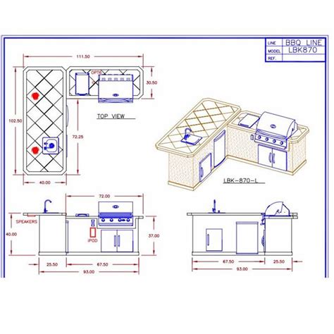 Bbq Island Plans - Kitchen Redesign