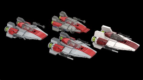 7134 A Wing Modernized R Legostarwars