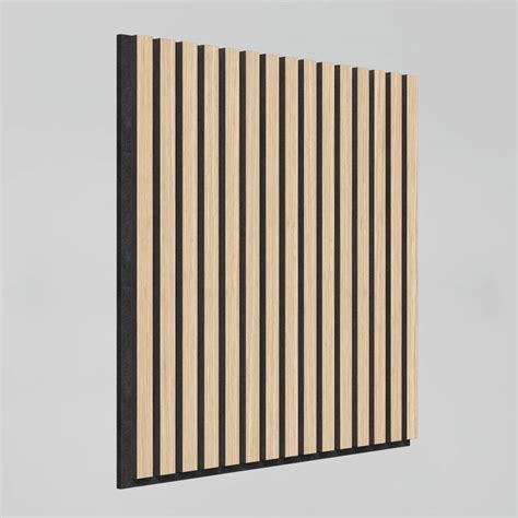 Sonolok Ft Sound Absorbing Wall Panel Kit Oak And Black Artika