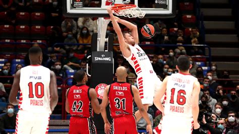 Basket Eurolega Olimpia Milano Silurata Dall Olympiacos Pireo