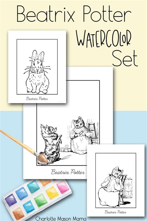 Beatrix Potter Watercolor Set ( FREE ) | Charlotte mason preschool ...