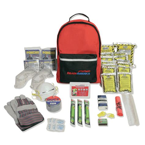 2 Person Hurricane Emergency Kit 3 Day Backpack Ready America Inc