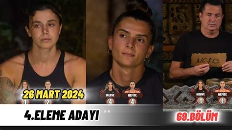 SURVİVOR ALL STAR 69 BÖLÜM 26 MART 2024 POTAYA KİM GİRDİ 4 ELEME ADAYI