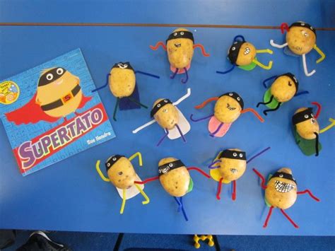 Supertato, Super hero activities, Superhero crafts