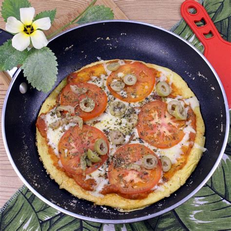 Pizza De Frigideira À Base De GrÃo De Bico Cozinha Fitandfat