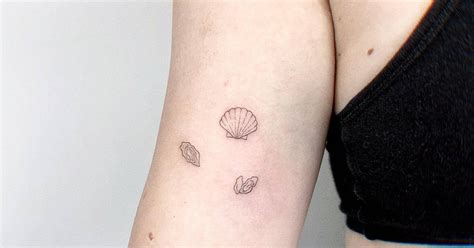 Simple Seashell Tattoo