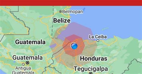 La Magnitud Del Temblor Que Sacudió Varias Partes De Honduras San