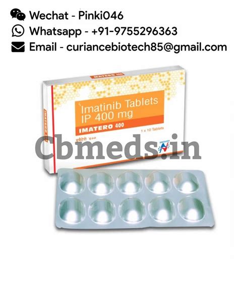 Imatero Imatinib Mesylate 400 Mg For Personal At Rs 2336 Stripe In