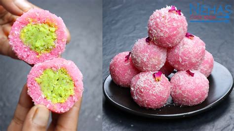 Coconut Ladoo Recipe Instant Coconut Ladoo Nariyal Ke Ladoo Recipe