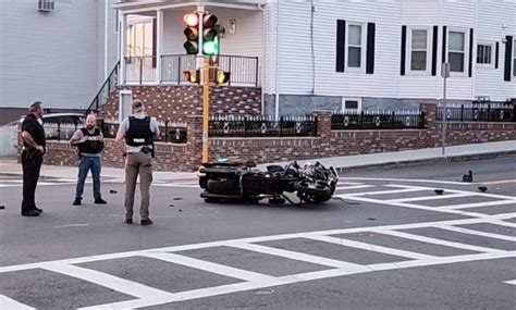 Two Injured After Motorcycle Collides With Police Cruiser In Fall River Fall River Reporter