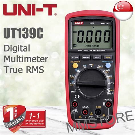 Uni T Ut C True Rms Digital Multimeter Mm Store