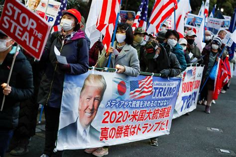 Trump Supporters Rally In Tokyo Against Biden S Inauguration The